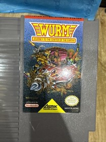 WURM Journey To The Center Of The Earth  NES, Tested And Works Mint