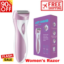 Women's USB Electric Hair Removal Razor Full Body Epilator Pink Smooth Skin Gift