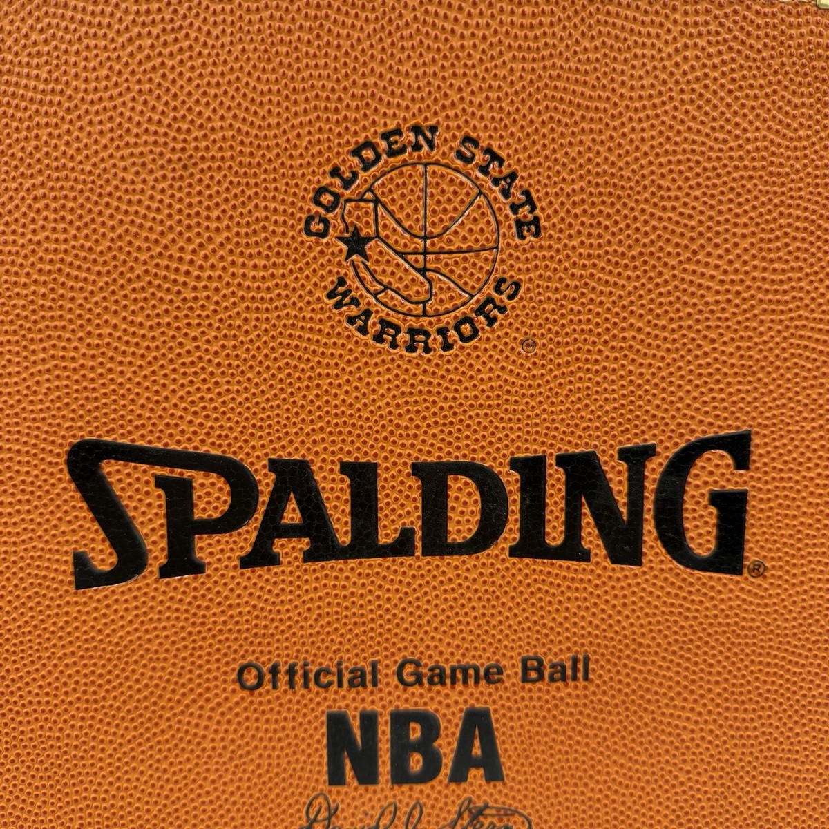 Vintage Spalding NBA Official Game Ball Golden State Warriors 