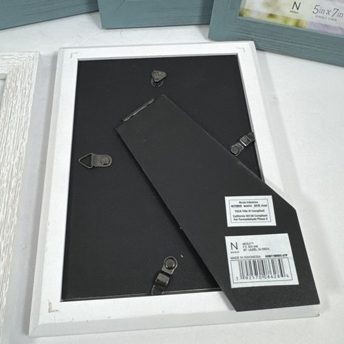 5x7 Picture Frame Set of 7 Made of Real Glass and Wooden Frame - Picture 10 of 10