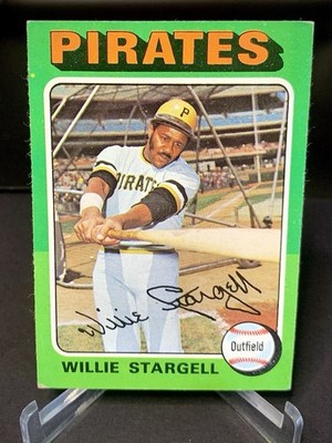 1975 Topps HOF Willie Stargell #100 Pirates *Corner Crease *Stain FREE SHIPPING