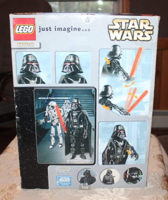 LEGO Star Wars: Darth Vader 8010 Technic New Sealed Box Vintage 2002 - Image 3 of 4