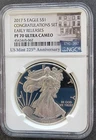 2017 S $1 American Silver Eagle Congrats Set NGC PF 70 Ultra Cameo EarlyReleases