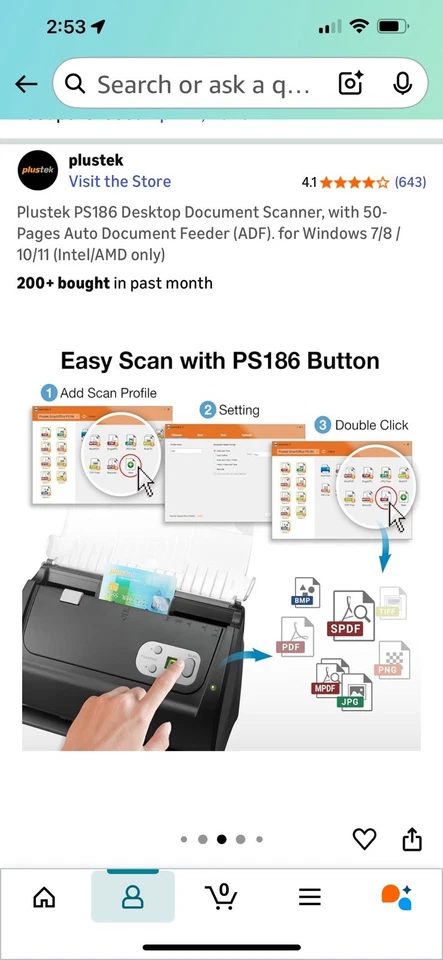 Plustek Scanner - Image 4 of 4