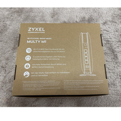 Zyxel Multy M1 Wi-Fi 6 Dual-Band Mesh Repeater, Gigabit LAN, 3 Ports, Weiß