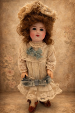 BEAUTIFUL ANTIQUE FRENCH STEINER FIGURINE  A-3 10" BEBE DOLL