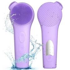 Silicone Face Scrubber Exfoliator Wash Brush Waterproof Rechargeable Cleaner