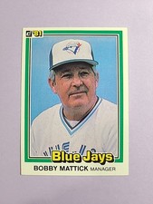 Bobby Mattick 1981 Donruss Baseball Card # 570 K0724