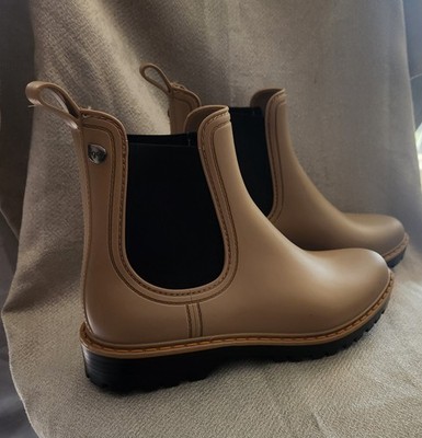 Igor Ladies Rain Boots, Ankle Boots,   EU Size 39 (US 8-8.5), Tan, Made in Spain