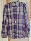 New VINTAGE Foxhunt Plaid Gant Shirt S  Classic