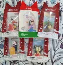 Tonies Characters Lot of 5 - NEW, Ms Rachel, Spidey, Dragons, Children's Songs