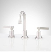 Signature Hardware 447889 Greyfield 1.2 GPM Widespread Bathroom Faucet with Meta