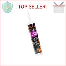 Rutland 500 F RTV High Heat Silicone Sealant Black, USA-Made High Temperature Ga