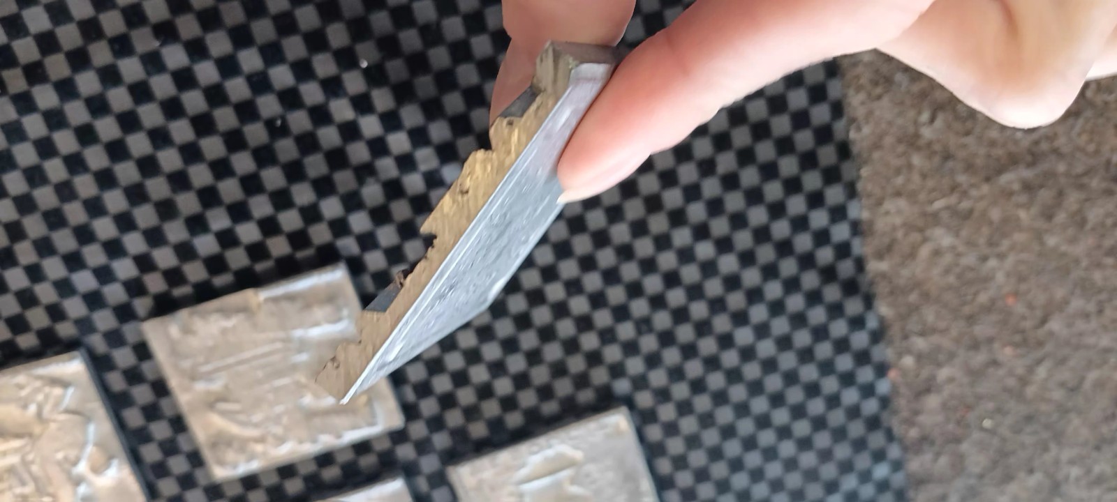 1910 GILLETTE AD CO PRINTING BLOCKS FOR SILENT MOVIES 33 blocks total