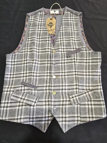 Garry's Earth Vest Handcrafted Made In Italy Size M Cod.15 image 2