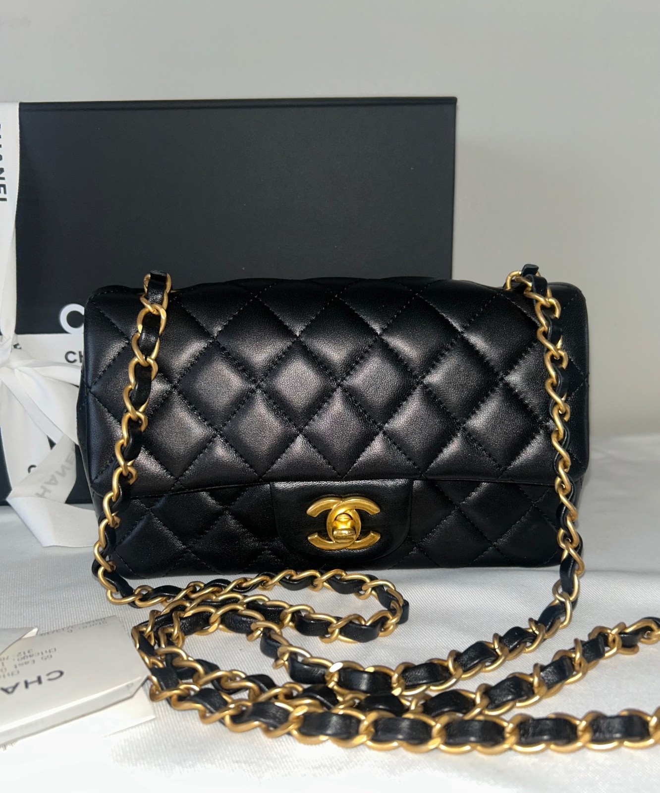 CHANEL Classic Mini Rectangular Flap Bag Quilted … - image 2