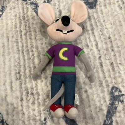 2013 Chuck E Cheese 12 Collectible Plush Purple Shirt Yellow Vintage  