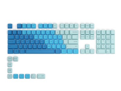 Keycaps 114 Set for Full Size, TKL, Compact - Dye Sublimated PBT Plastic