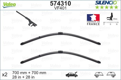 574310 VALEO Wischblatt für FORD,SEAT,VW