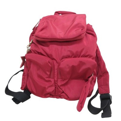 See by Chloe JOY RIDER Backpack in Red Women USED