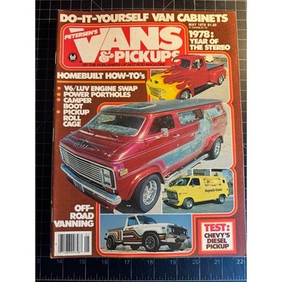 RARE PETERSENS VANS & PICKUPS MAY 1978 - Custom Magazine Chevy Dodge Ford Gmc