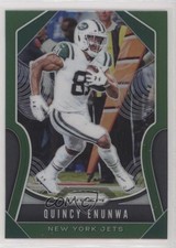 2019 Panini Prizm Green Prizm Quincy Enunwa #27 ut4