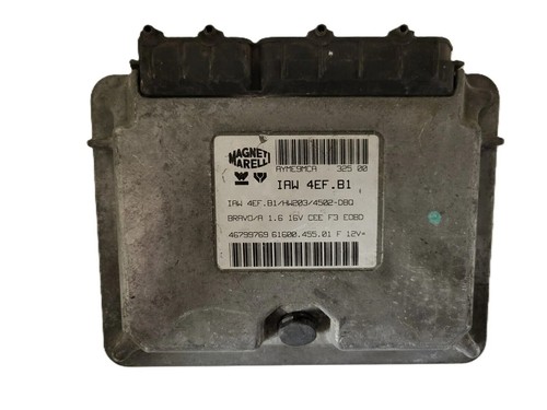 FIAT BRAVO ECU / IAW 4EF.B1 / 46799769 / HW203 / 61600.455.01 / MAGNETI ...