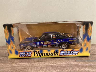 #ad 1 24 Crown Premiums NAPA 1972 Plymouth Duster Pro Stock DieCast Car New $79.99