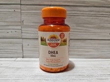 Sundown DHEA 50mg May Help Support Sugar Metabolism 60 ct 5/2026