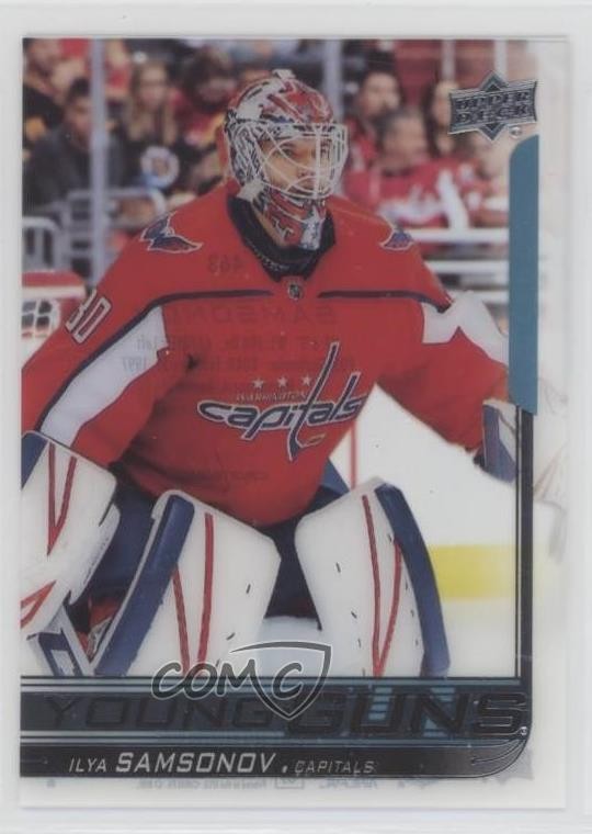 2018-19 Upper Deck Young Guns Clear Cut Ilya Samsonov #463 2o7