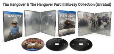 The Hangover - Part 1 & The Hangover Part 3 [3-Disc Bundle]   Steelbook