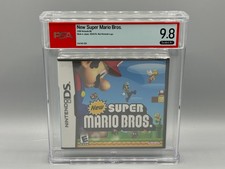 New Super Mario Bros Nintendo DS First Print Red Logo Sealed New PSA 9.8 A+