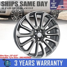 22 X 9.5 Alloy Wheel For 2013 - 2022 Land Rover Range Rover Rim 72250 Lr039141