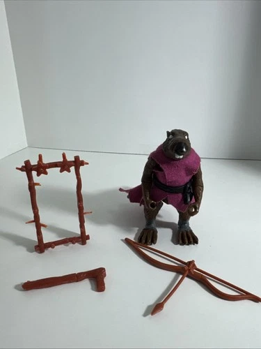 Vintage 1988 TMNT Splinter  Figure w/ Accessories Playmates Ninja Turtles (T12)