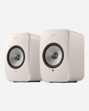KEF LSX II LT Wireless HiFi Speakers Airplay, Bluetooth - Pair Stone White
