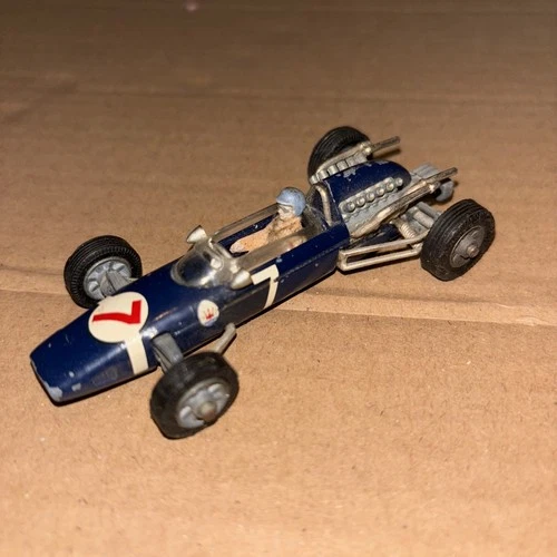 Corgi Toys Maserati Cooper Formula 1 Racing Car Vintage #7 Blue