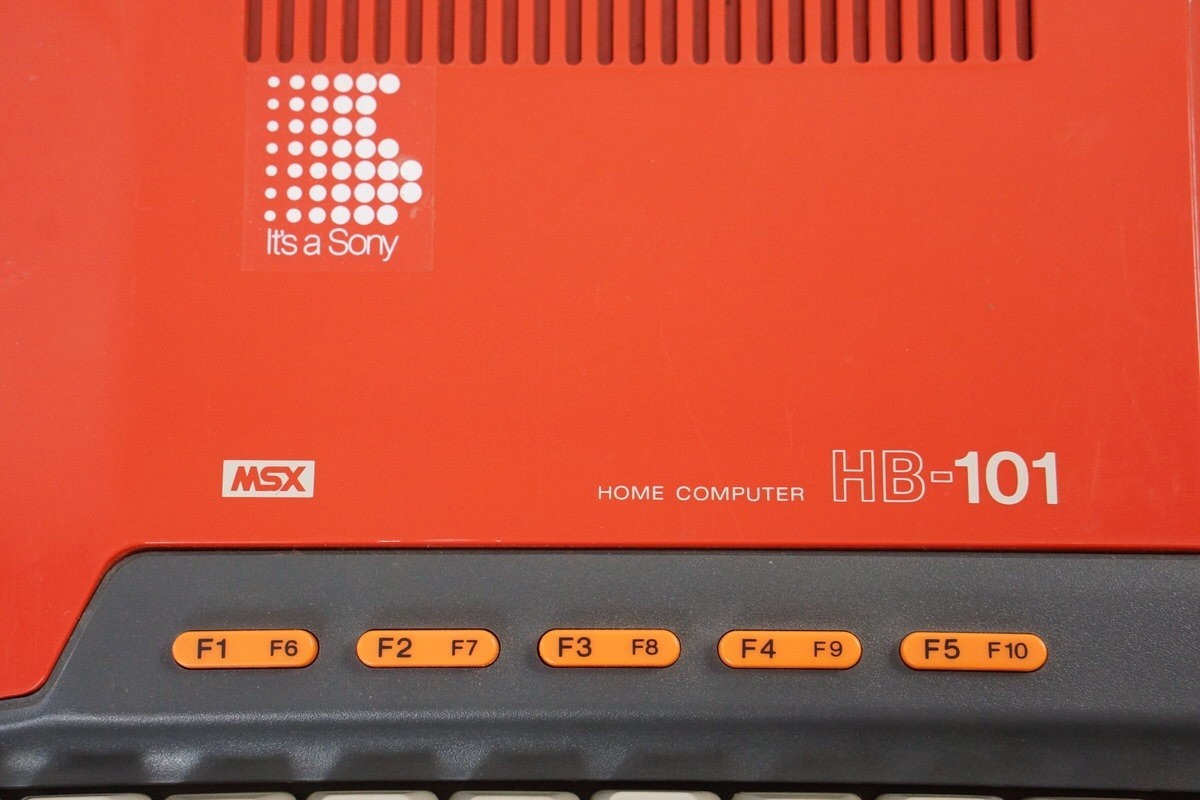 SONY MSX HB-101（ジャンク） MSX JUNK SONY HB-101 -Not Working / Power on only- RED HIT