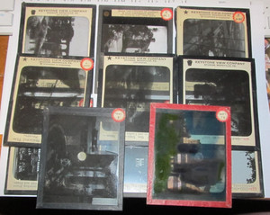 Vintage Antique Early 1900s Lot 11 Keystone View Company Glass Slides Buildings