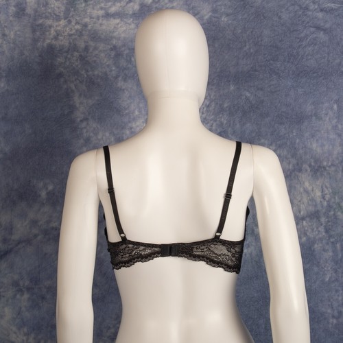 Calvin Klein Women's Sz 36B Black Lace Push Up Bra - Picture 3 of 4