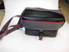Small Camera Bag, Unbranded Black with Red Gray Trim, Nice
