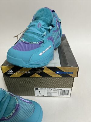 New Adidas Pixar Dame 7 ExtPly C Monsters Inc Sulley Kids