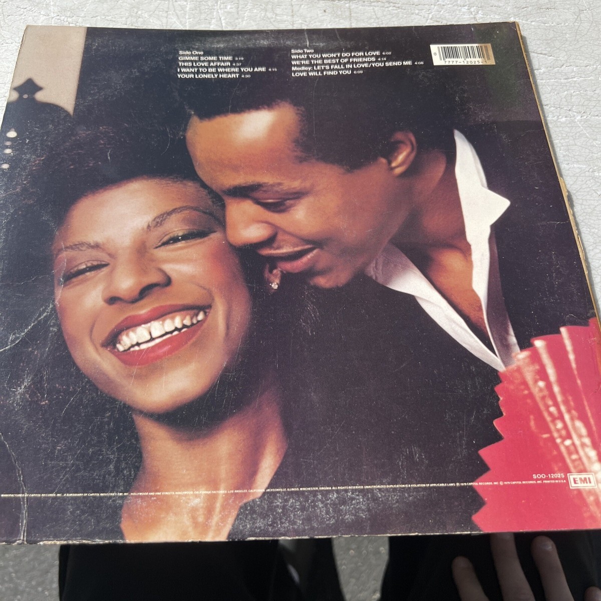 Natalie Cole Peabo Bryson Were The Best Of Friends Original 1979