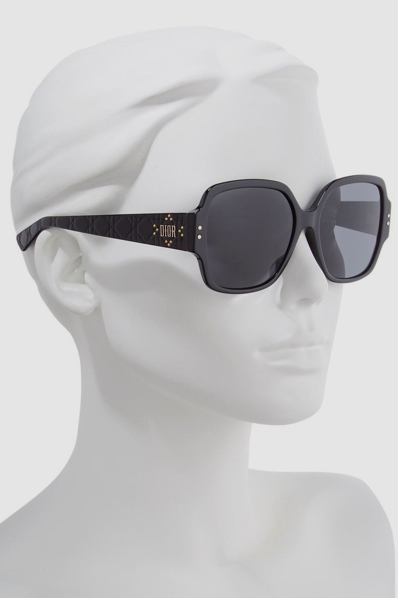 Dior Dr Ladydiorstuds5 Sunglasses 0807 Black 100 Authentic