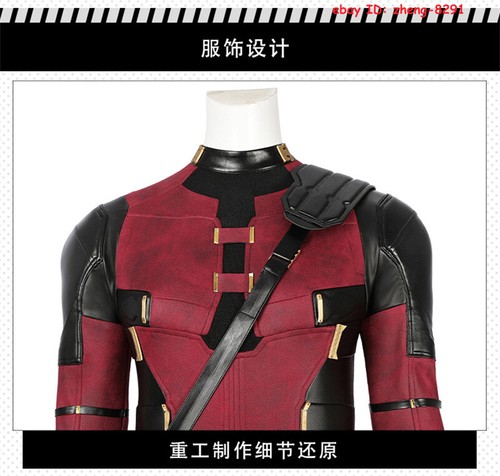2024 Deadpool & Wolverine Halloween Jumpsuit Outfit Women's Cosplay Costume Suit - Picture 8 of 27