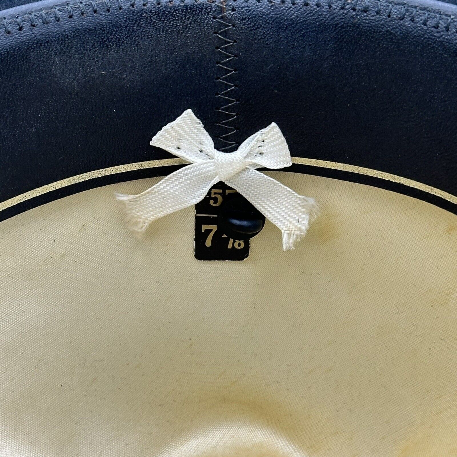 John B. Stetson 4X Beaver Black Cowboy Hat Size 7… - image 10