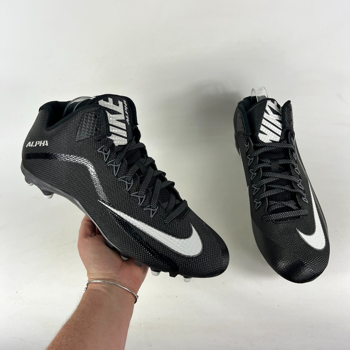Nike Alpha Pro 2 3/4 TD Shoes Men\'s 16 Black Low Top Football Cleats. Amazon.com | Nike Men main image 3