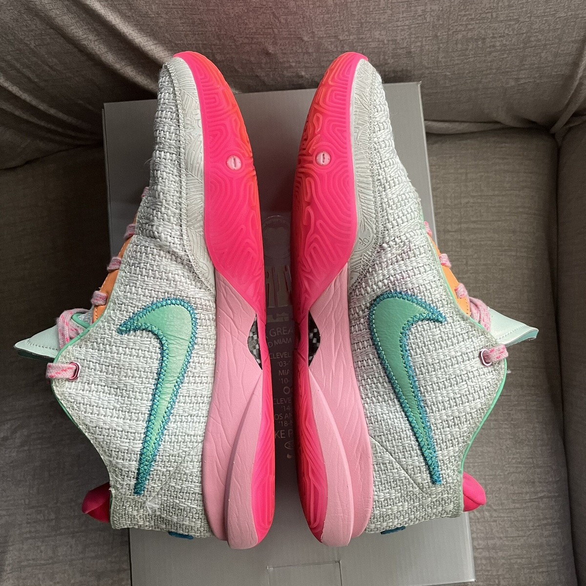 Nike Lebron 20 XX Time Machine Pink Green Size 10.5 Ships
