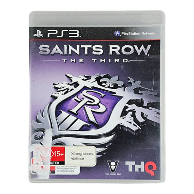 Saints Row The Third - PS3 - Game + Manual PAL | Free Postage AUS