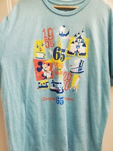 Walt Disney Disneyland 65th Anniversary Passholder Day Of T-Shirt 2XL 