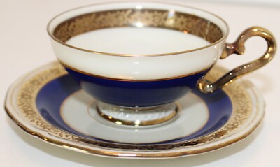 Vintage Cup & Saucer Set EWA Kunst Bavaria West Germany